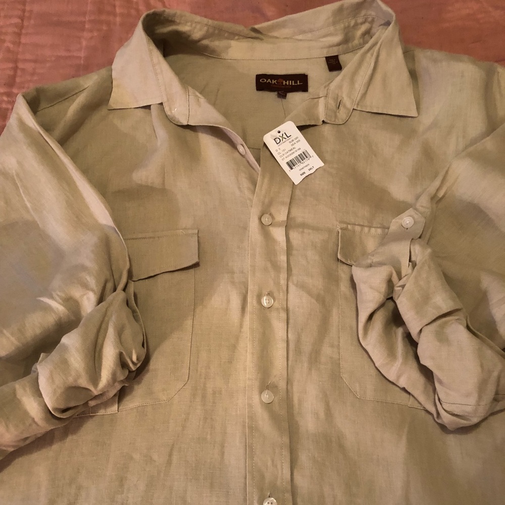 Big and Tall Men’s button down shirt